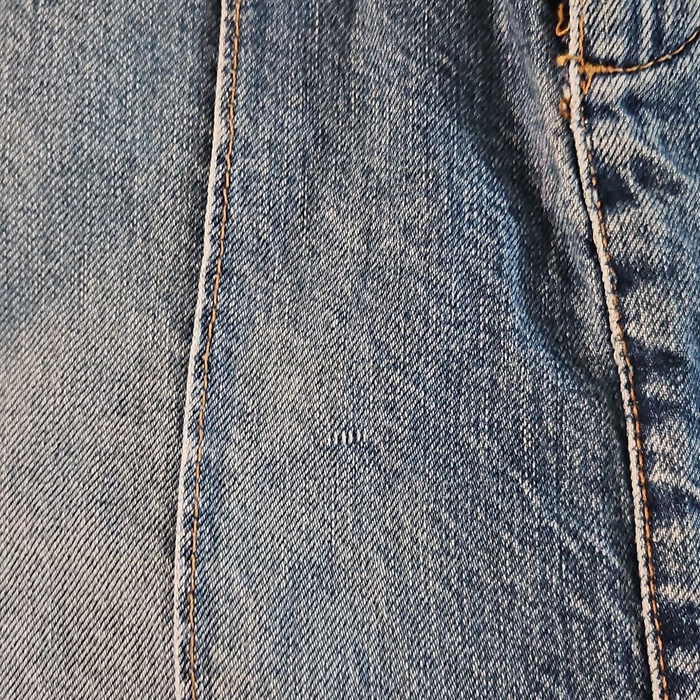 GAP Blue Denim Mini Skirt Size 4 - Picture 4 of 5